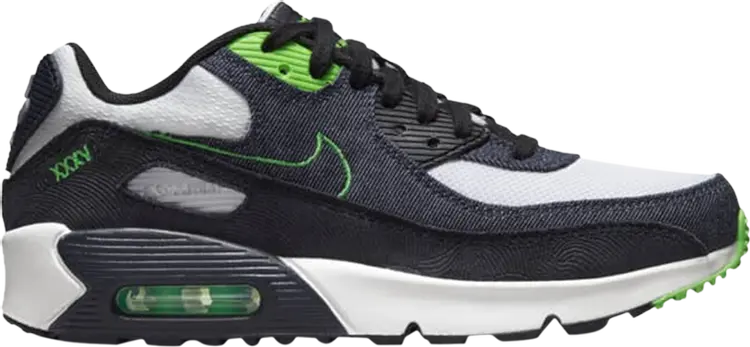 Кроссовки Nike Air Max 90 Leather SE GS 'Black Scream Green', черный
Кроссовки Nike Air Max 90 Leather SE GS 'Black Scream Green', черный