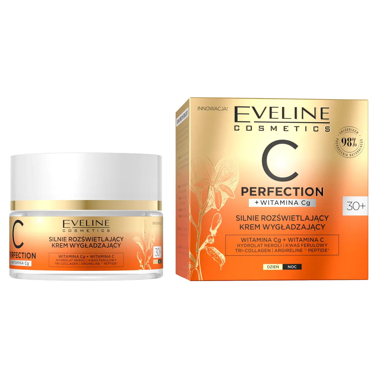 Eveline Cosmetics C-Perfection осветляющий крем для лица 30+, 50 мл
Eveline Cosmetics C-Perfection осветляющий крем для лица 30+, 50 мл