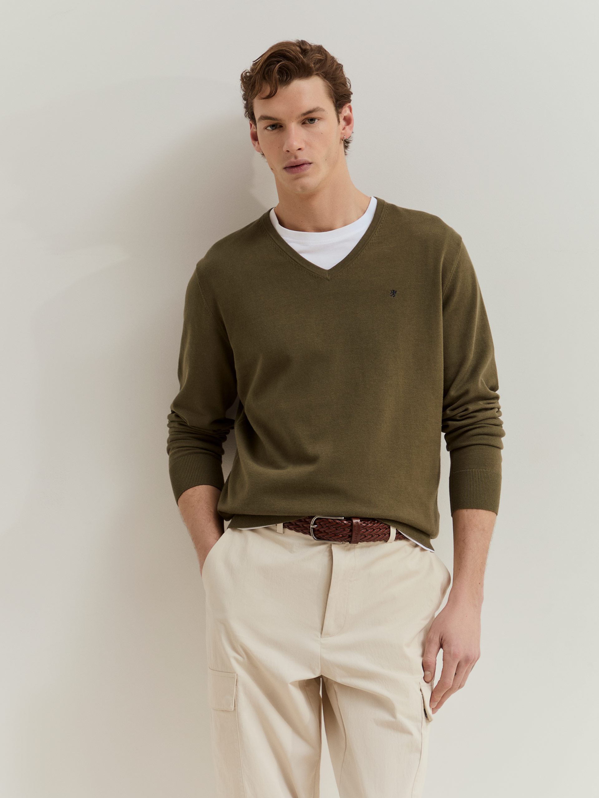 Свитер Lion Of Porches Cotton Knit, зеленый
Свитер Lion Of Porches Cotton Knit, зеленый