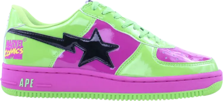 Кроссовки Marvel Comics x Bapesta FS-001 Low Hulk, зеленый
Кроссовки Marvel Comics x Bapesta FS-001 Low Hulk, зеленый