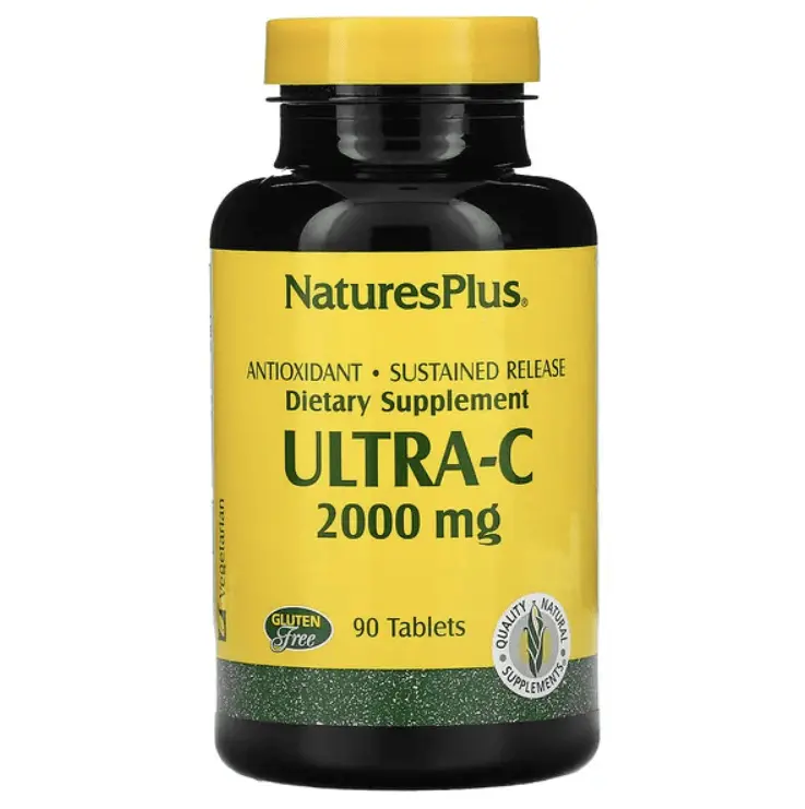 Ultra-C, 2000 мг, 90 таблеток, NaturesPlus
Ultra-C, 2000 мг, 90 таблеток, NaturesPlus
