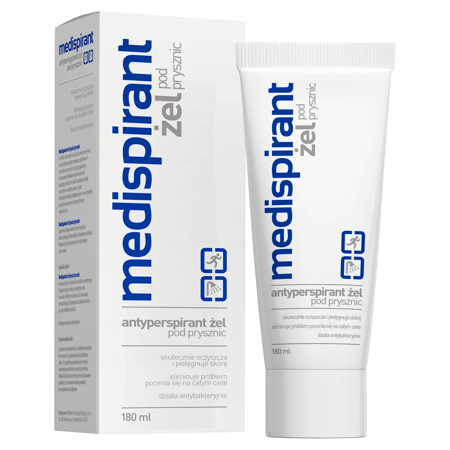 Medispirant гель для душа, 180 мл
Medispirant гель для душа, 180 мл