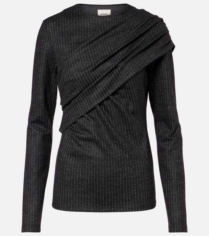 Топ Asna из шерсти и хлопка с меловыми полосками Isabel Marant, Anthracite
Топ Asna из шерсти и хлопка с меловыми полосками Isabel Marant, Anthracite