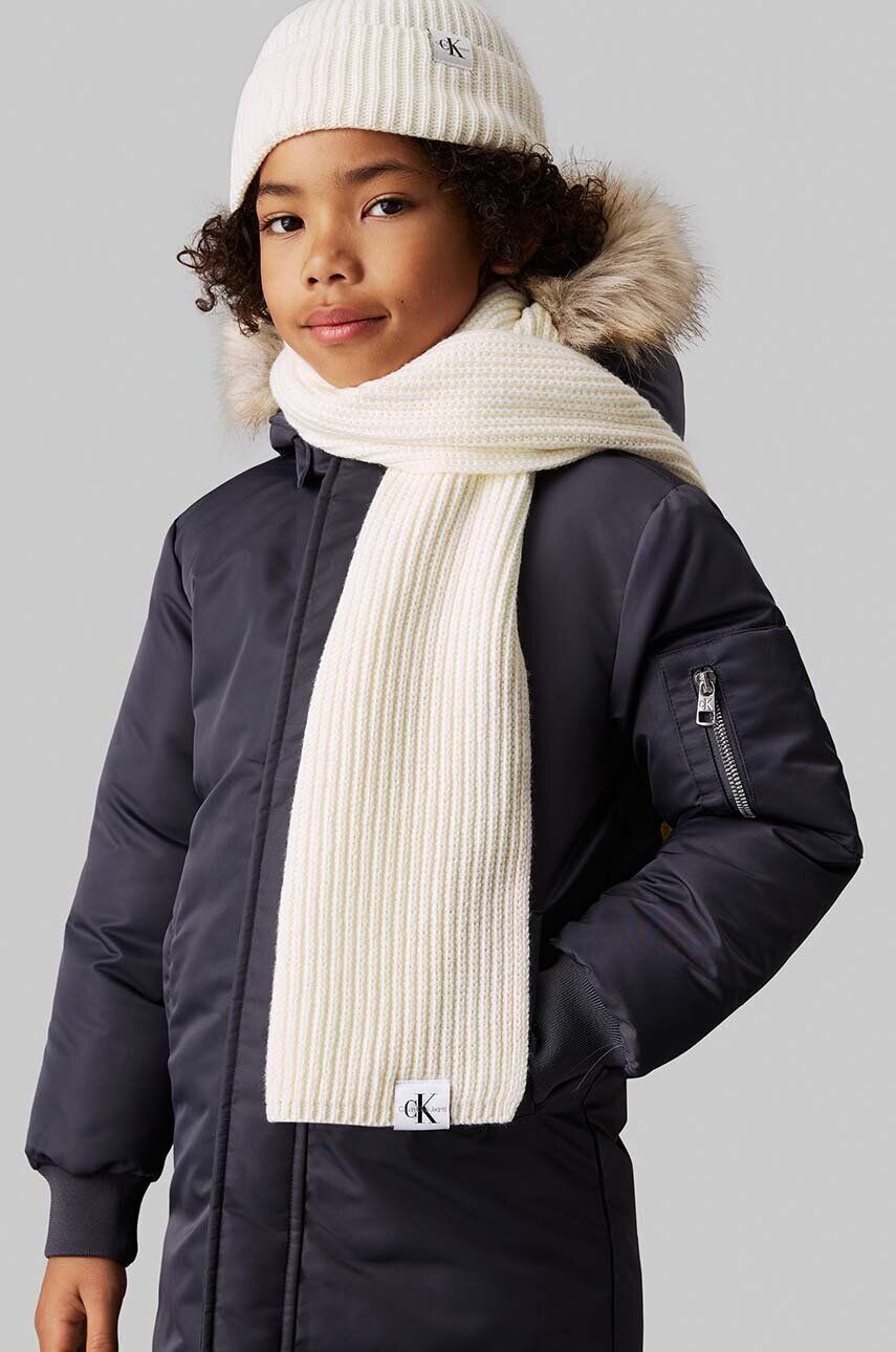 Детская шапка и шарф Calvin Klein Jeans, бежевый
Детская шапка и шарф Calvin Klein Jeans, бежевый