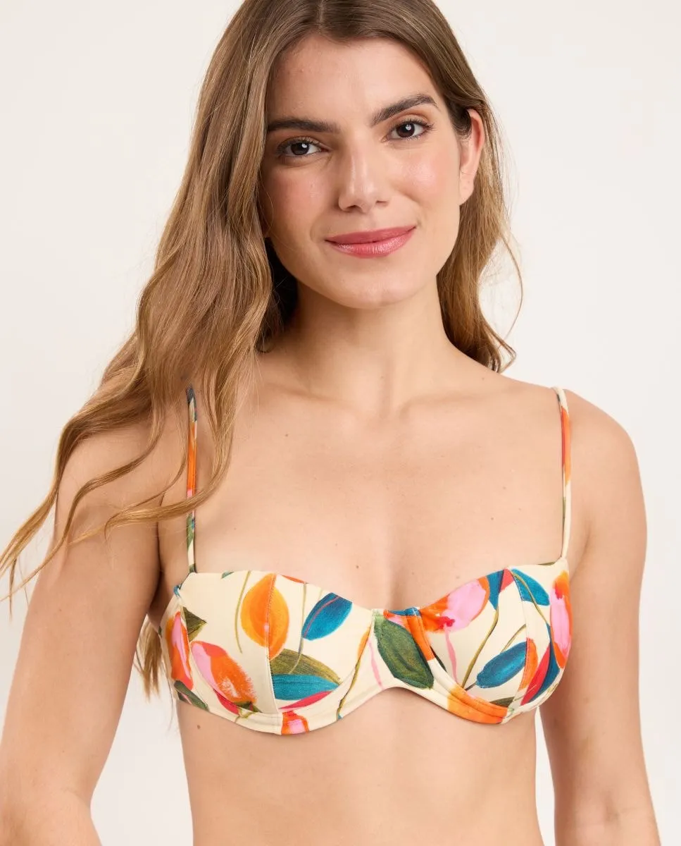 Верх бикини-балконет с принтом и подкладкой Río de Sol, мультиколор
Верх бикини-балконет с принтом и подкладкой Río de Sol, мультиколор