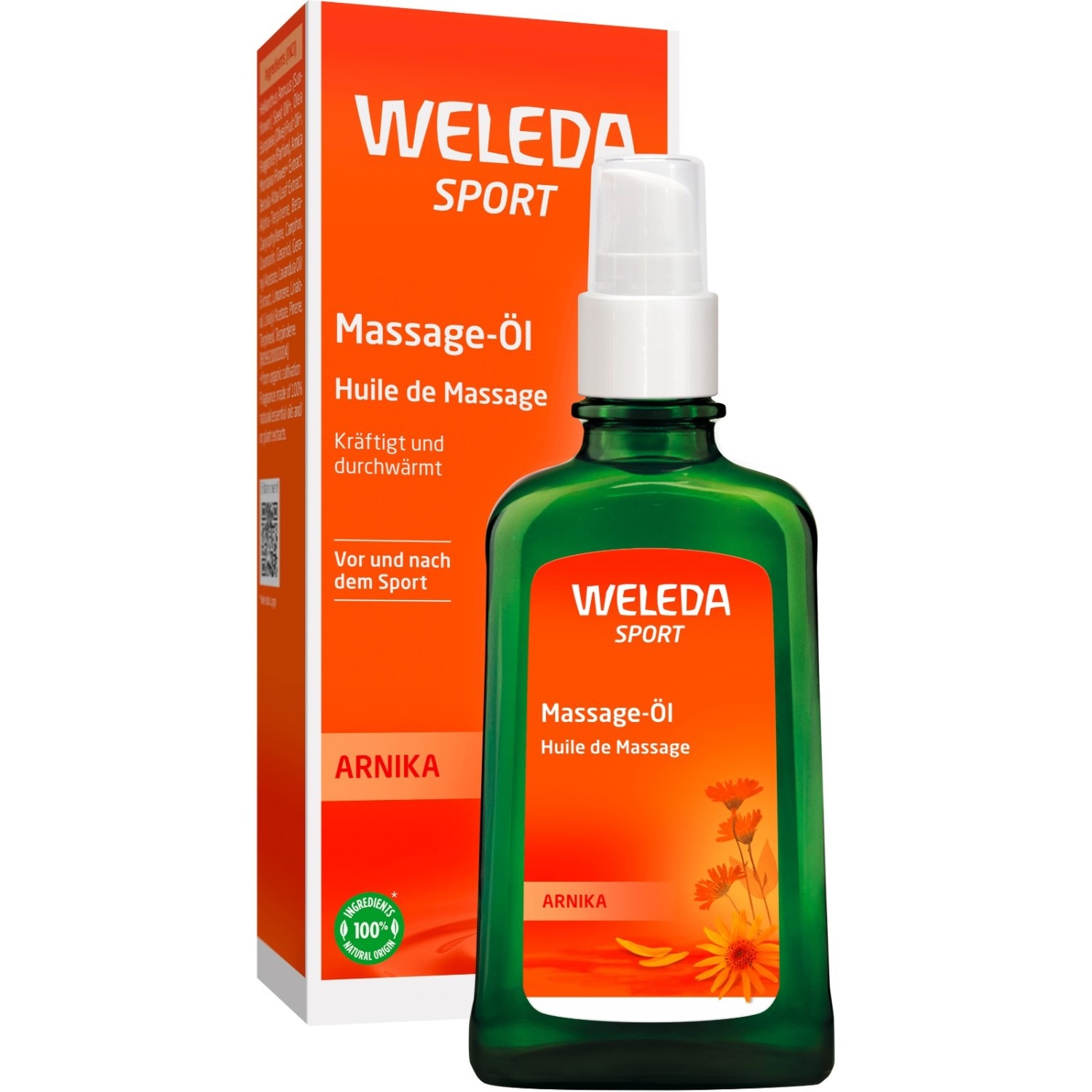 Масло для тела arnica massage-öl Weleda, объем 100 мл
Масло для тела arnica massage-öl Weleda, объем 100 мл
