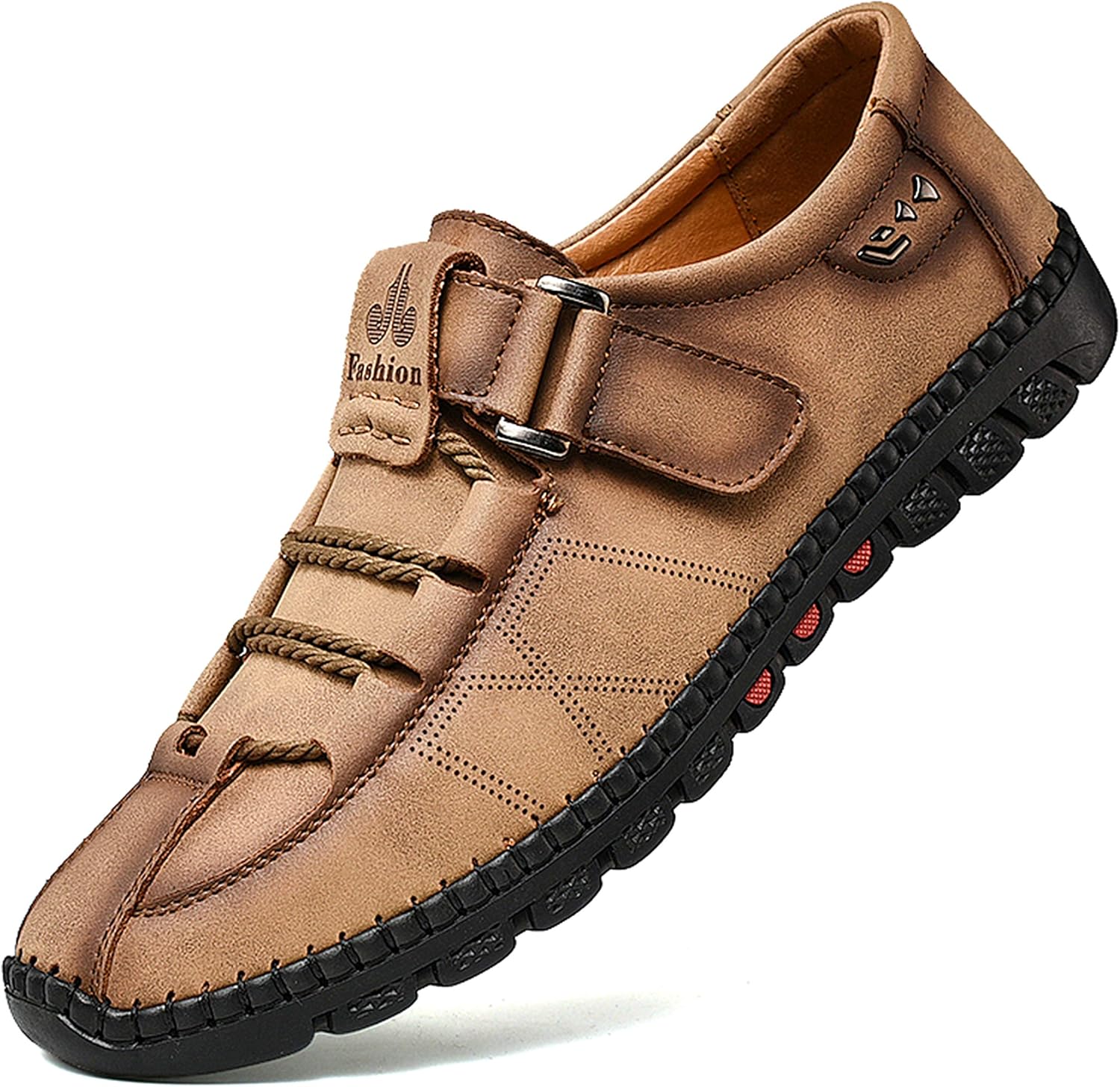 Мужские повседневные кожаные лоферы Moodeng, летние сандалии, удобные туфли для прогулок, мокасины без шнурков, обувь, хаки
Мужские повседневные кожаные лоферы Moodeng, летние сандалии, удобные туфли для прогулок, мокасины без шнурков, обувь, хаки