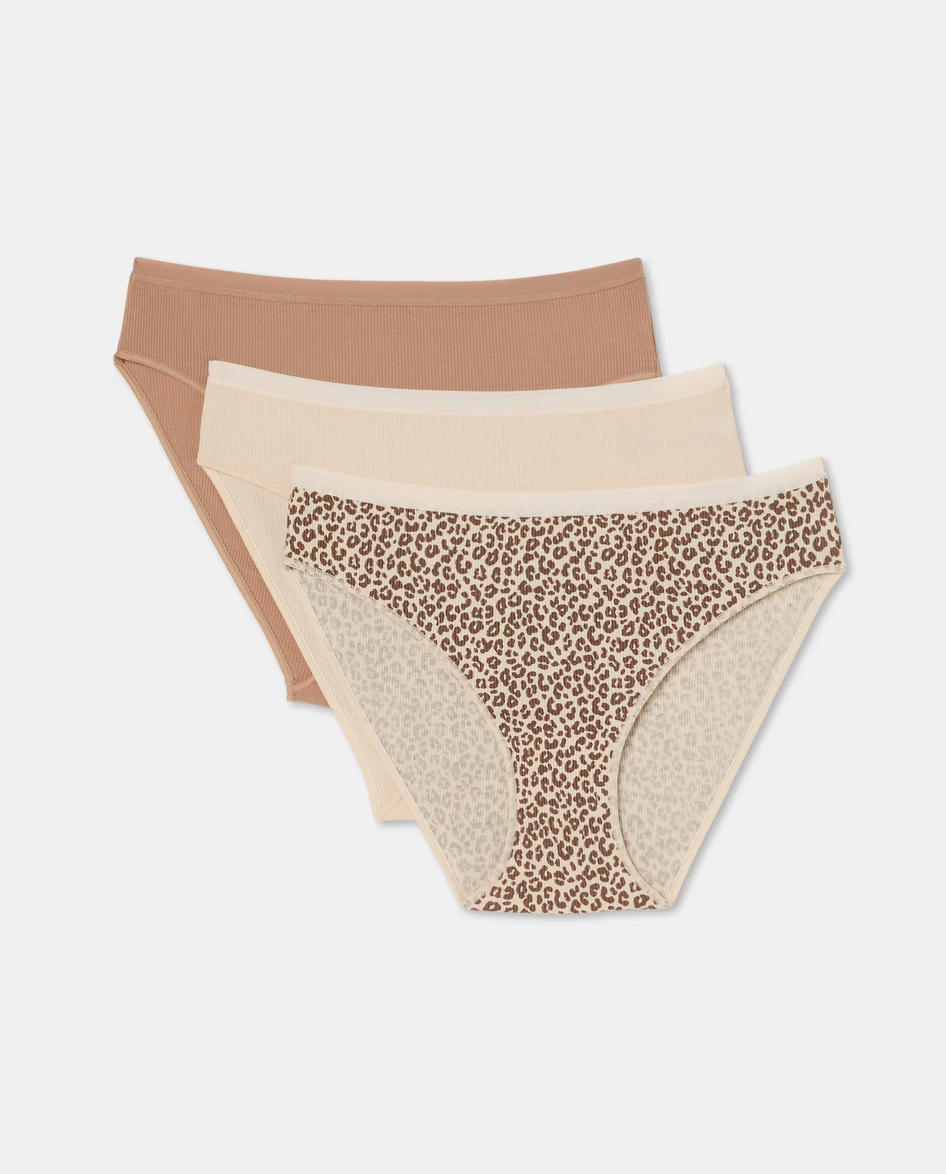 Набор из трех трусиков RIB Énfasis, коричневый
Набор из трех трусиков RIB Énfasis, коричневый