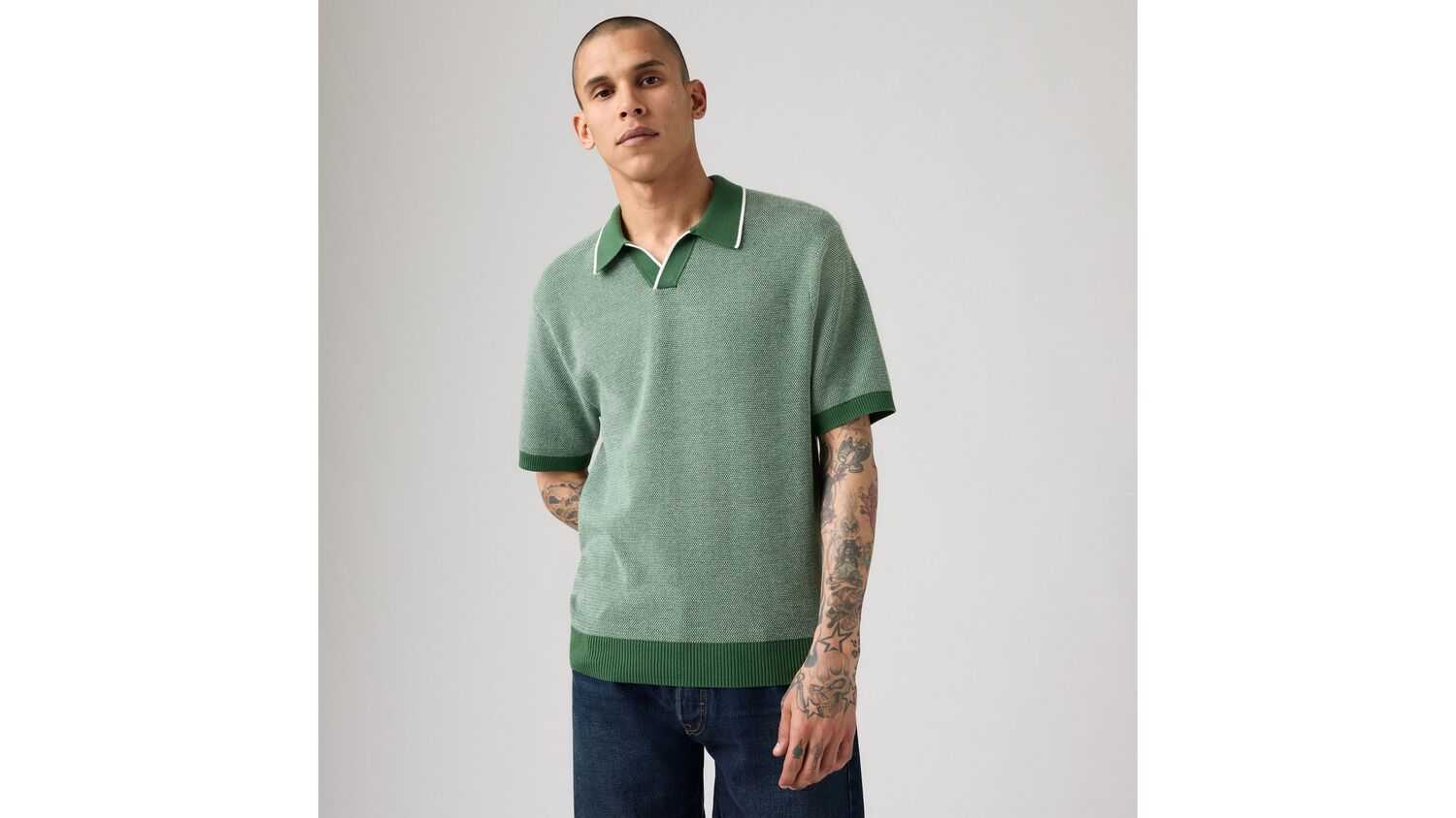 Рубашка-поло Skipper Knit Levi's, Dark Green - Green
Рубашка-поло Skipper Knit Levi's, Dark Green - Green