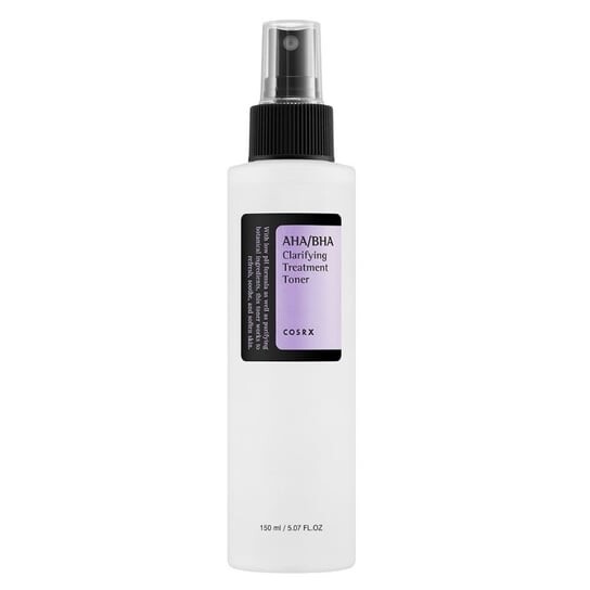 Очищающий тоник для лица с AHA и BHA кислотами, 150 мл Cosrx, AHA/BHA Clarifying Treatment Toner
Очищающий тоник для лица с AHA и BHA кислотами, 150 мл Cosrx, AHA/BHA Clarifying Treatment Toner