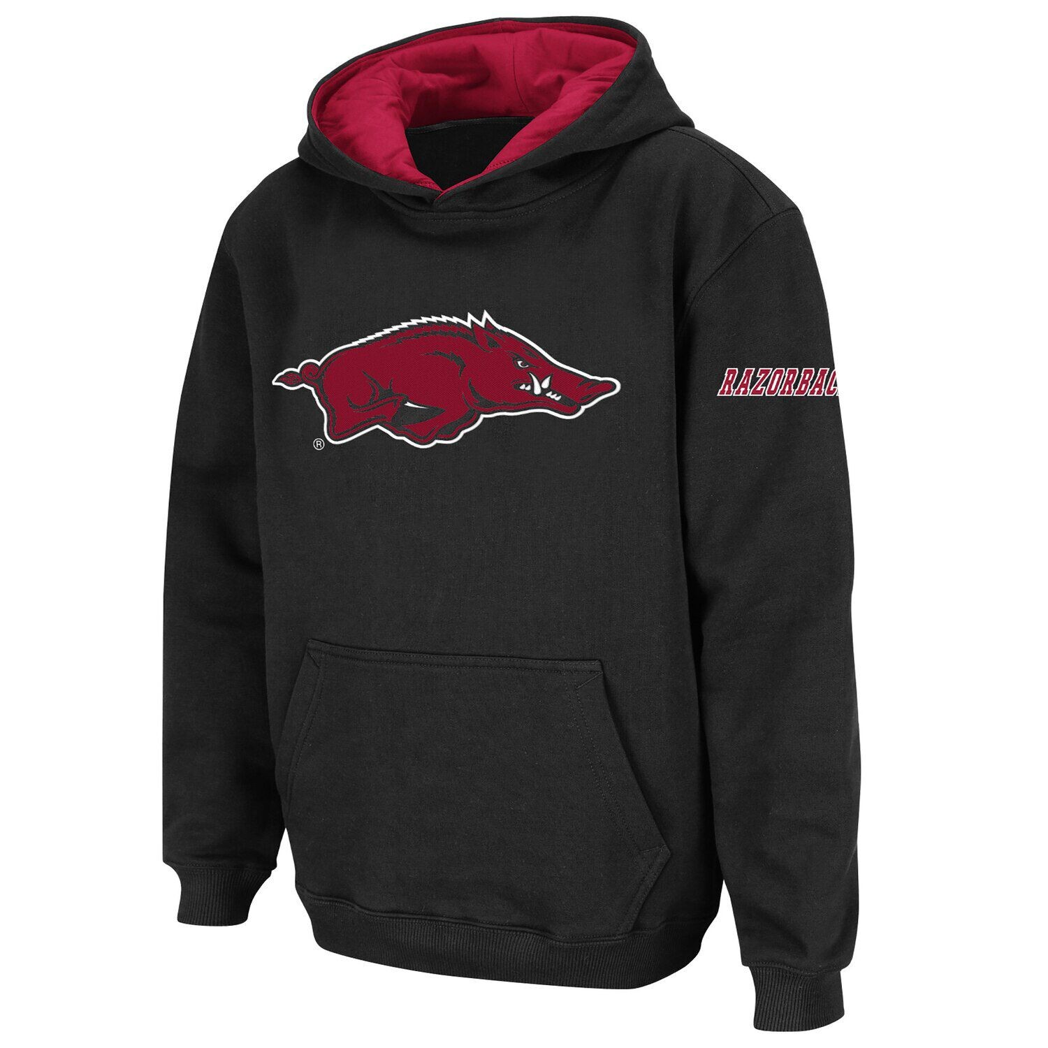Черный пуловер с капюшоном и большим логотипом Youth Stadium Athletic Arkansas Razorbacks Unbranded
Черный пуловер с капюшоном и большим логотипом Youth Stadium Athletic Arkansas Razorbacks Unbranded