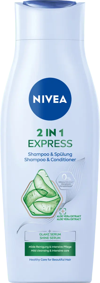 Шампунь и усилитель Кондиционер 2в1 Care Express 400мл NIVEA
Шампунь и усилитель Кондиционер 2в1 Care Express 400мл NIVEA