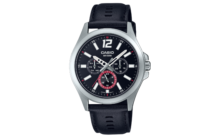 Мужские часы Standard Series черные MTP-E350L-1BV CASIO
Мужские часы Standard Series черные MTP-E350L-1BV CASIO