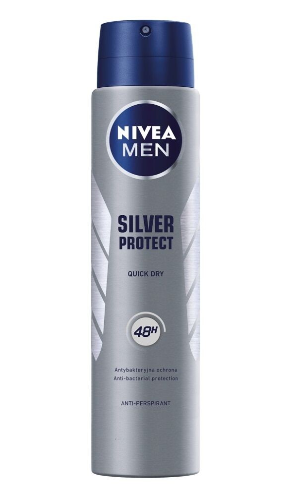 Nivea Men Silver Protect антиперспирант для мужчин, 250 ml
Nivea Men Silver Protect антиперспирант для мужчин, 250 ml