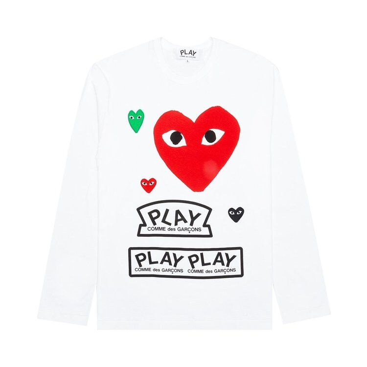 Футболка Comme des Garçons PLAY Red Multi Logo Long-Sleeve T-Shirt 'White', белый
Футболка Comme des Garçons PLAY Red Multi Logo Long-Sleeve T-Shirt 'White', белый