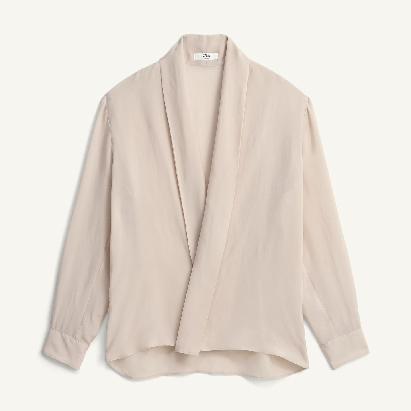 Рубашка-кимоно Zara 100% Cupro, экрю
Рубашка-кимоно Zara 100% Cupro, экрю