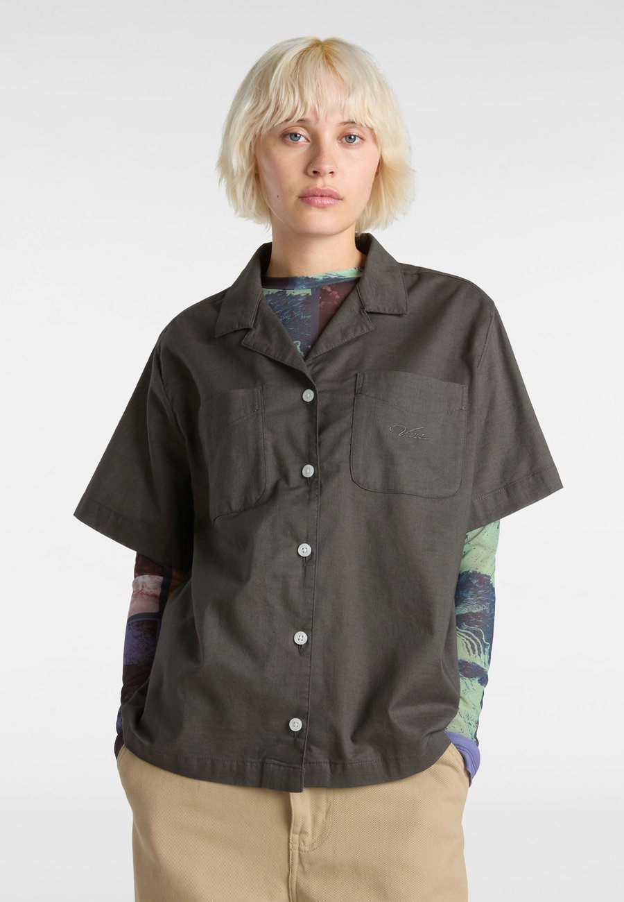 Блуза Vans CASSIDY CAMP SHIRT, Asphalt/Mottled Dark Brown
Блуза Vans CASSIDY CAMP SHIRT, Asphalt/Mottled Dark Brown