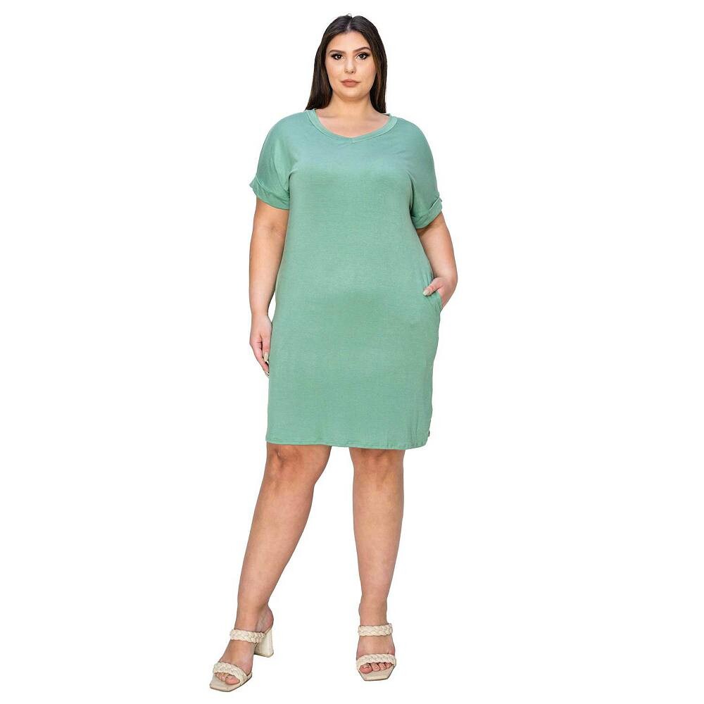 Повседневное платье-футболка больших размеров Mia L I V D, цвет Sage Bright
Повседневное платье-футболка больших размеров Mia L I V D, цвет Sage Bright