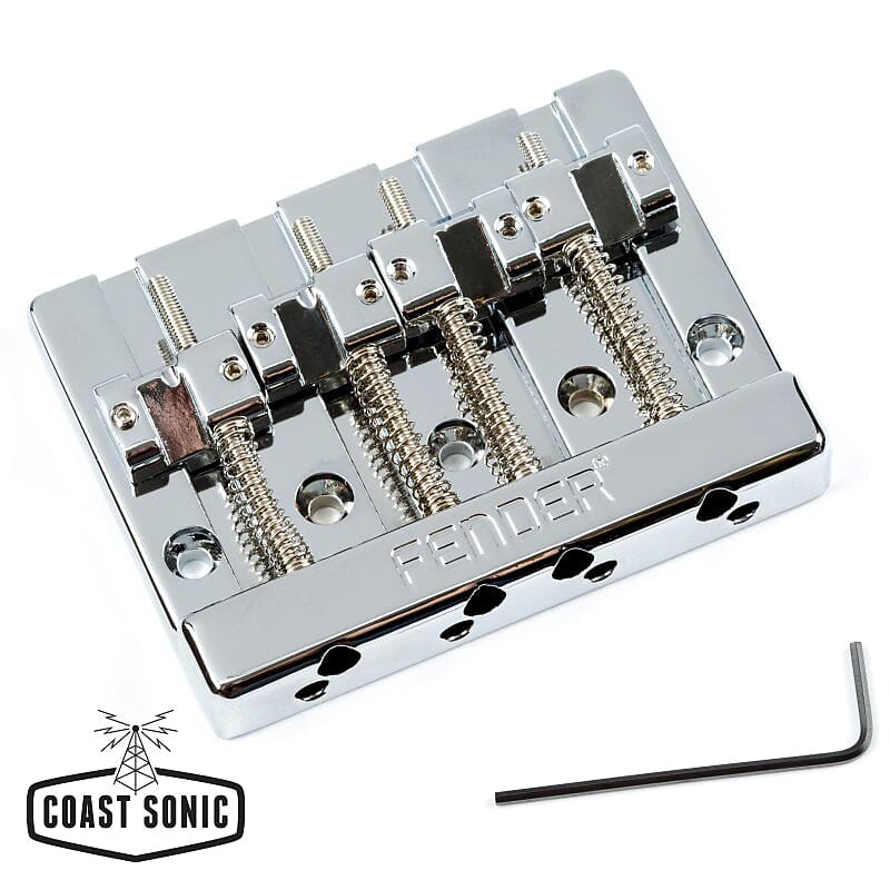 Сборка 4-струнного бас-бриджа Fender HiMass с латунными седлами HiMass 4-String Bass Bridge Assembly with Saddles
Сборка 4-струнного бас-бриджа Fender HiMass с латунными седлами HiMass 4-String Bass Bridge Assembly with Saddles