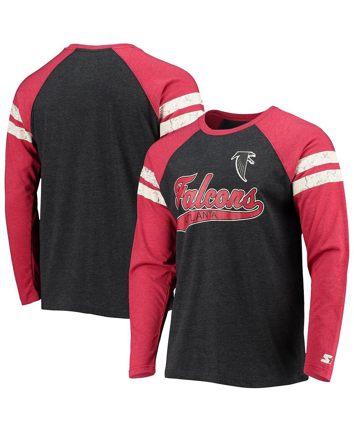 Мужская черная, красная футболка atlanta falcons throwback league raglan с длинным рукавом tri-blend Starter, мульти
Мужская черная, красная футболка atlanta falcons throwback league raglan с длинным рукавом tri-blend Starter, мульти
