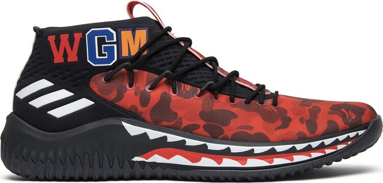 Кроссовки Adidas A Bathing Ape x Dame 4 'Red Camo', красный
Кроссовки Adidas A Bathing Ape x Dame 4 'Red Camo', красный