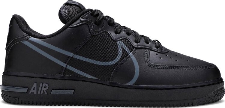 Кроссовки Nike Air Force 1 React 'Triple Black', черный 
Кроссовки Nike Air Force 1 React 'Triple Black', черный