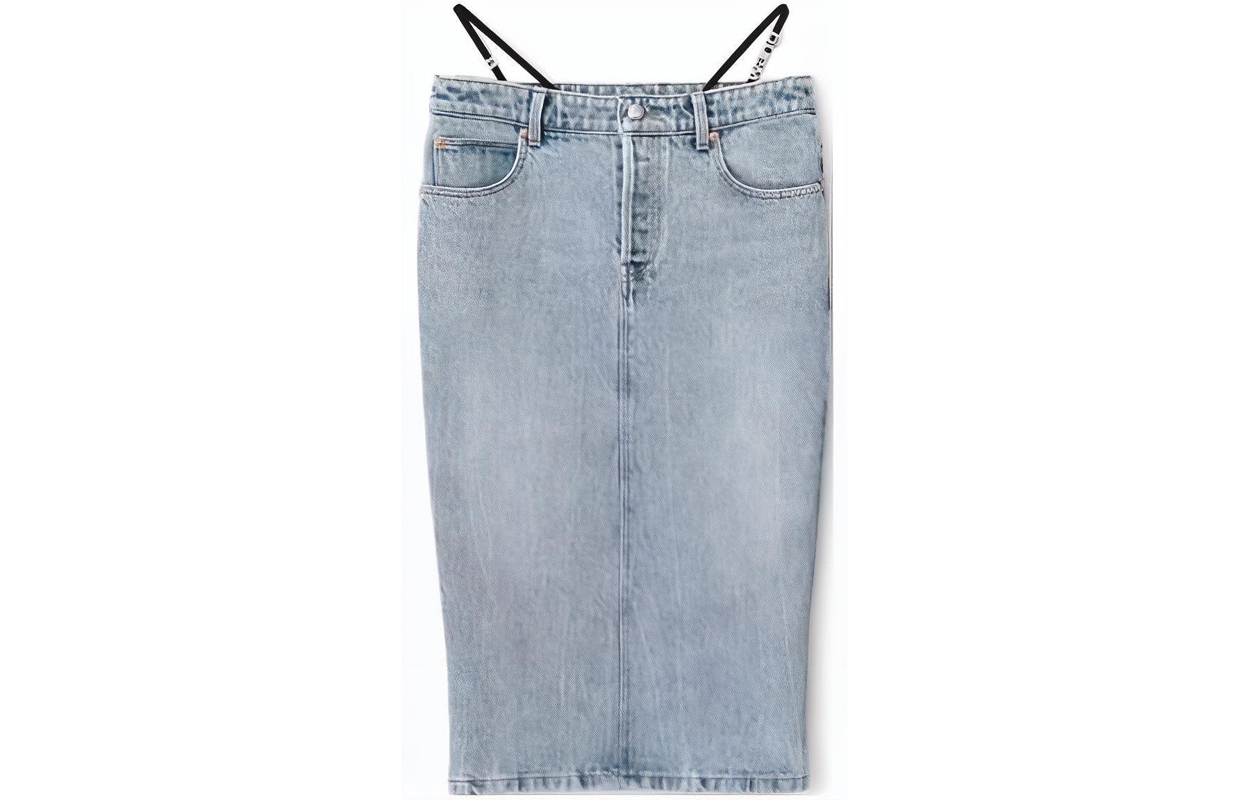 Миди-юбка из денима на тонких бретелях Alexander Wang, индиго
Миди-юбка из денима на тонких бретелях Alexander Wang, индиго