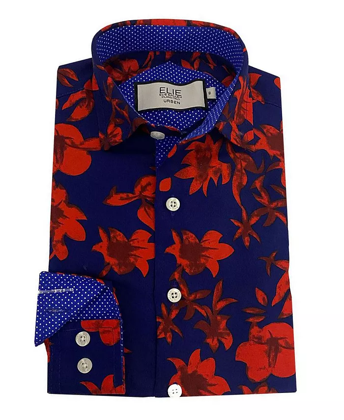 Рубашка с цветочным принтом Big Boys в синем цвете Elie Balleh, синий
Рубашка с цветочным принтом Big Boys в синем цвете Elie Balleh, синий