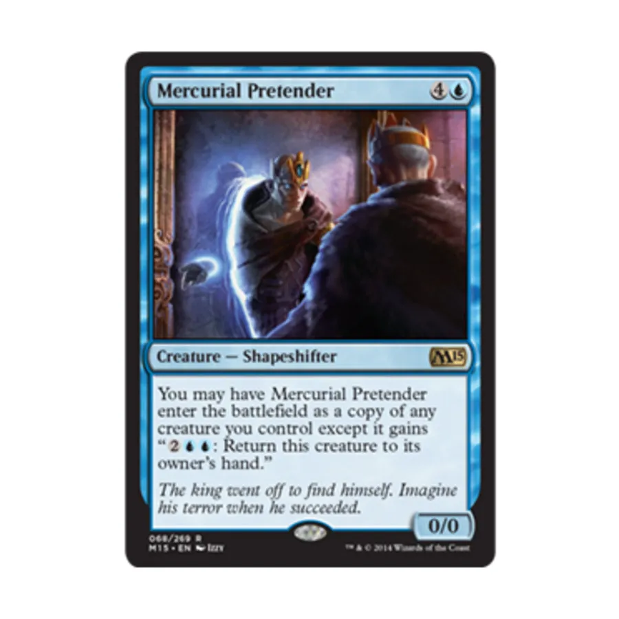 CCG Меркуриальный Претендент (клавиша R) (фольга), MTG - Magic 2015
CCG Меркуриальный Претендент (клавиша R) (фольга), MTG - Magic 2015