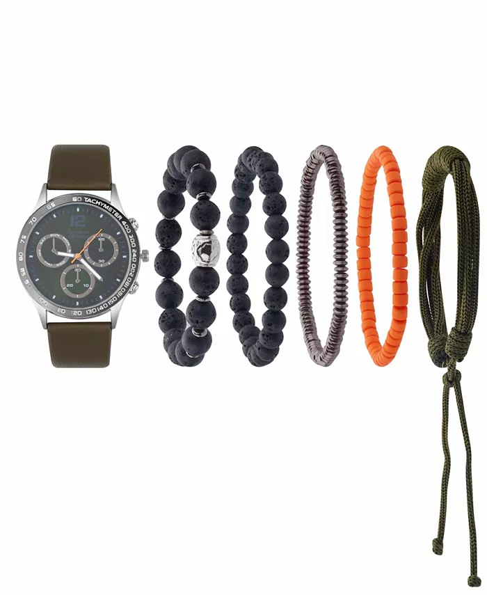 Мужские кварцевые часы с оливковым полиуретановым ремешком, 43 мм American Exchange
Мужские кварцевые часы с оливковым полиуретановым ремешком, 43 мм American Exchange