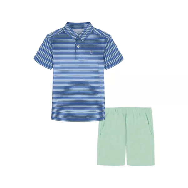 Мальчики 4-12 лет комплект из поло с коротким рукавом и шорт для активного отдыха Izod, синий
Мальчики 4-12 лет комплект из поло с коротким рукавом и шорт для активного отдыха Izod, синий