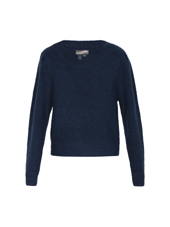 Женский свитер темно-синего цвета DreiMaster Vintage
Женский свитер темно-синего цвета DreiMaster Vintage