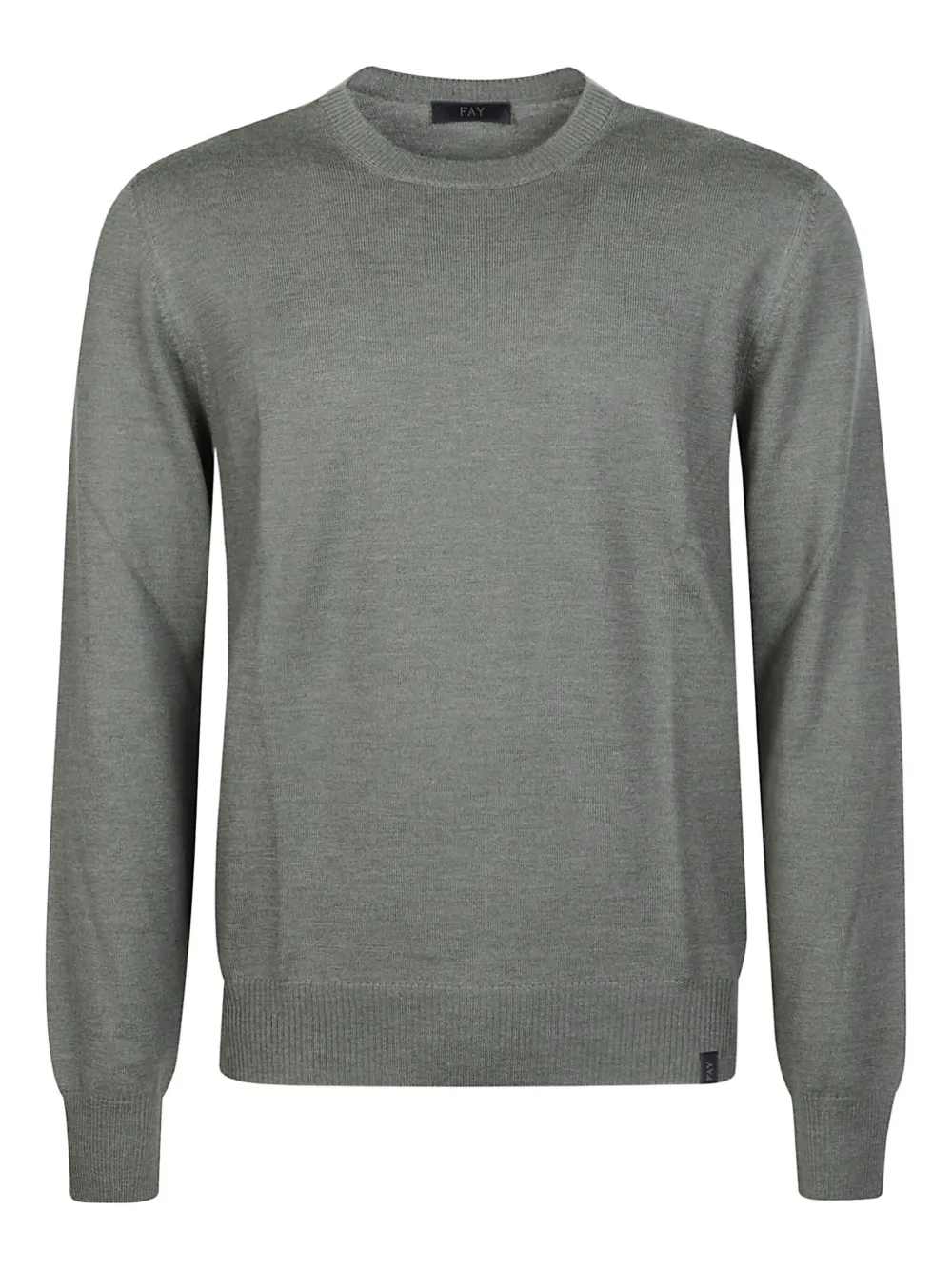 Шерстяной свитер с круглым вырезом Fay, серый
Шерстяной свитер с круглым вырезом Fay, серый