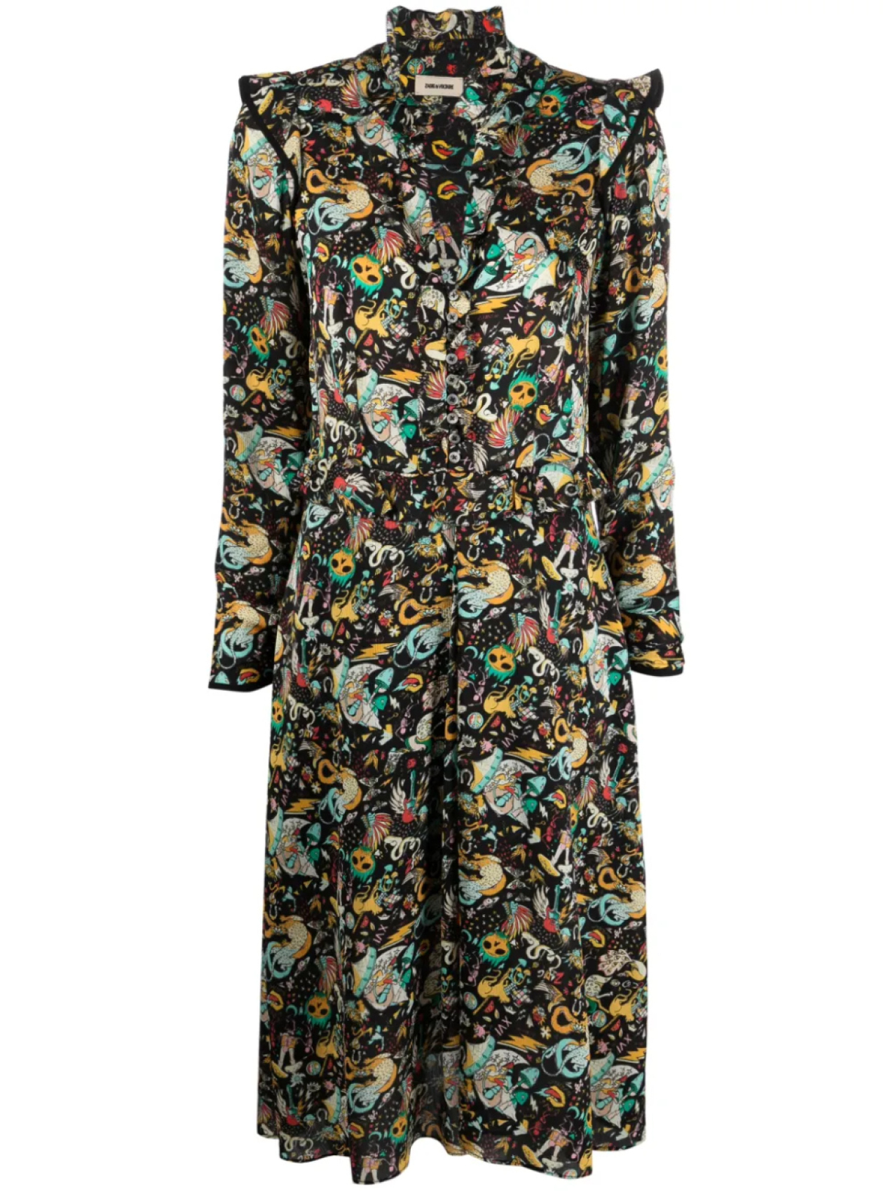 Zadig&Voltaire платье Rosier с принтом, черный
Zadig&Voltaire платье Rosier с принтом, черный