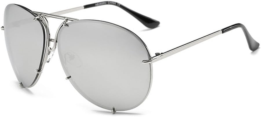 Большие солнцезащитные очки для женщин, роскошные зеркальные металлические солнцезащитные очки, модные женские солнцезащитные очки с защитой от УФ-излучения UV400 generic, Silver-silver
Большие солнцезащитные очки для женщин, роскошные зеркальные металлические солнцезащитные очки, модные женские солнцезащитные очки с защитой от УФ-излучения UV400 generic, Silver-silver