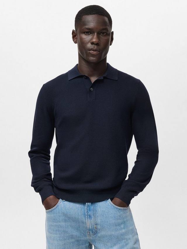 Длинный рукав поло теннисная футболка Mango, Navy
Длинный рукав поло теннисная футболка Mango, Navy