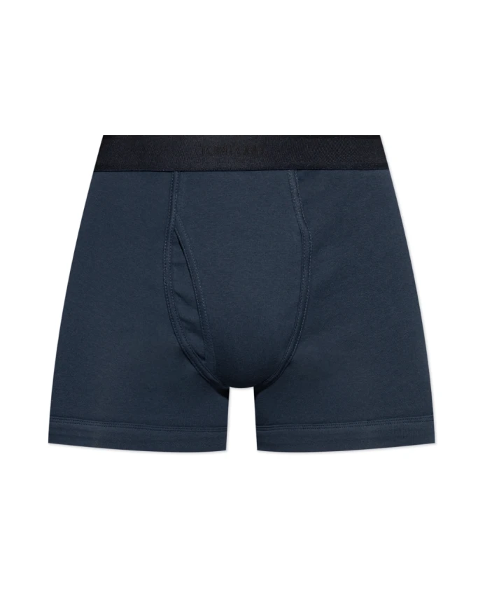 Боксерские шорты с логотипом Tom Ford, синий
Боксерские шорты с логотипом Tom Ford, синий