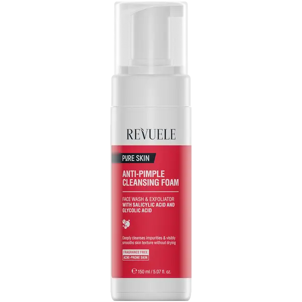 Пенка для умывания лица, 150 мл Revuele Anti-Pimple
Пенка для умывания лица, 150 мл Revuele Anti-Pimple