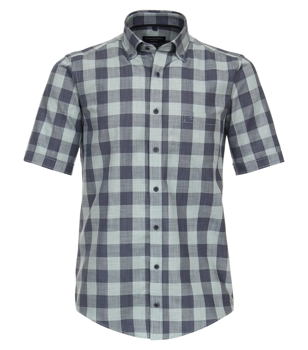 Рубашка CASAMODA с короткими рукавами "Повседневная рубашка CASAMODA с короткими рукавами в клетку ", бирюзовый
Рубашка CASAMODA с короткими рукавами "Повседневная рубашка CASAMODA с короткими рукавами в клетку ", бирюзовый