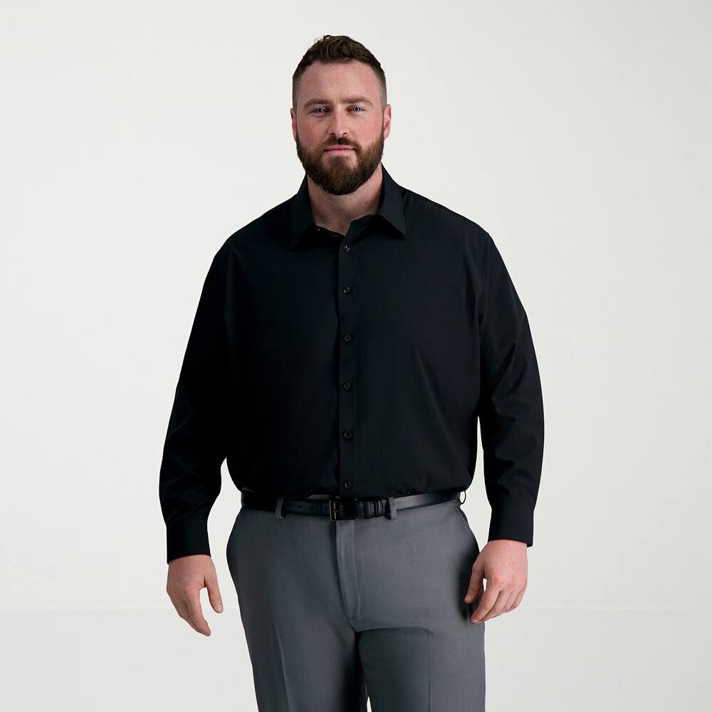 Однотонная классическая рубашка классического кроя Big & Tall Haggar Smart Wash, цвет Black Solid
Однотонная классическая рубашка классического кроя Big & Tall Haggar Smart Wash, цвет Black Solid