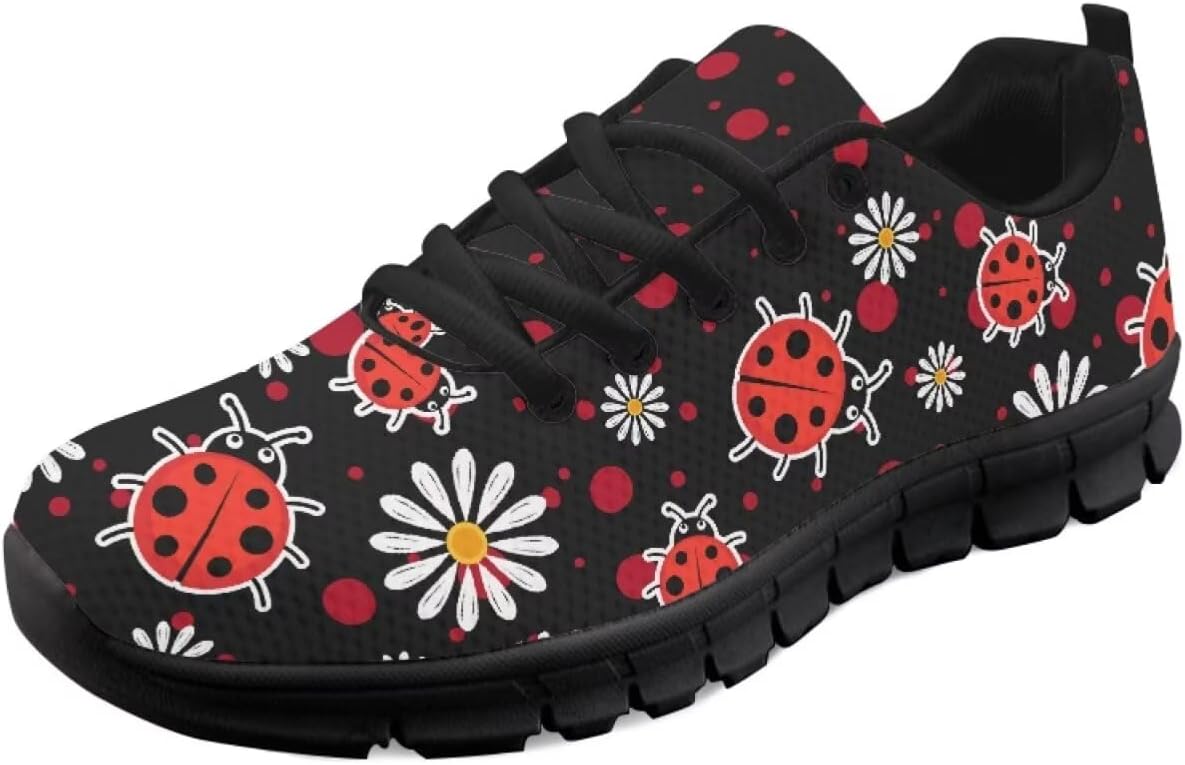 Мужские и женские кроссовки для бега по дороге, тенниса, ходьбы, с шнуровкой, для тренировок, спорта и походов, легкие Getelinseng, Ladybug Daisy
Мужские и женские кроссовки для бега по дороге, тенниса, ходьбы, с шнуровкой, для тренировок, спорта и походов, легкие Getelinseng, Ladybug Daisy