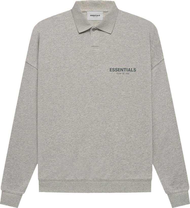Лонгслив Fear of God Essentials Long-Sleeve Polo 'Dark Heather Oatmeal', серый
Лонгслив Fear of God Essentials Long-Sleeve Polo 'Dark Heather Oatmeal', серый