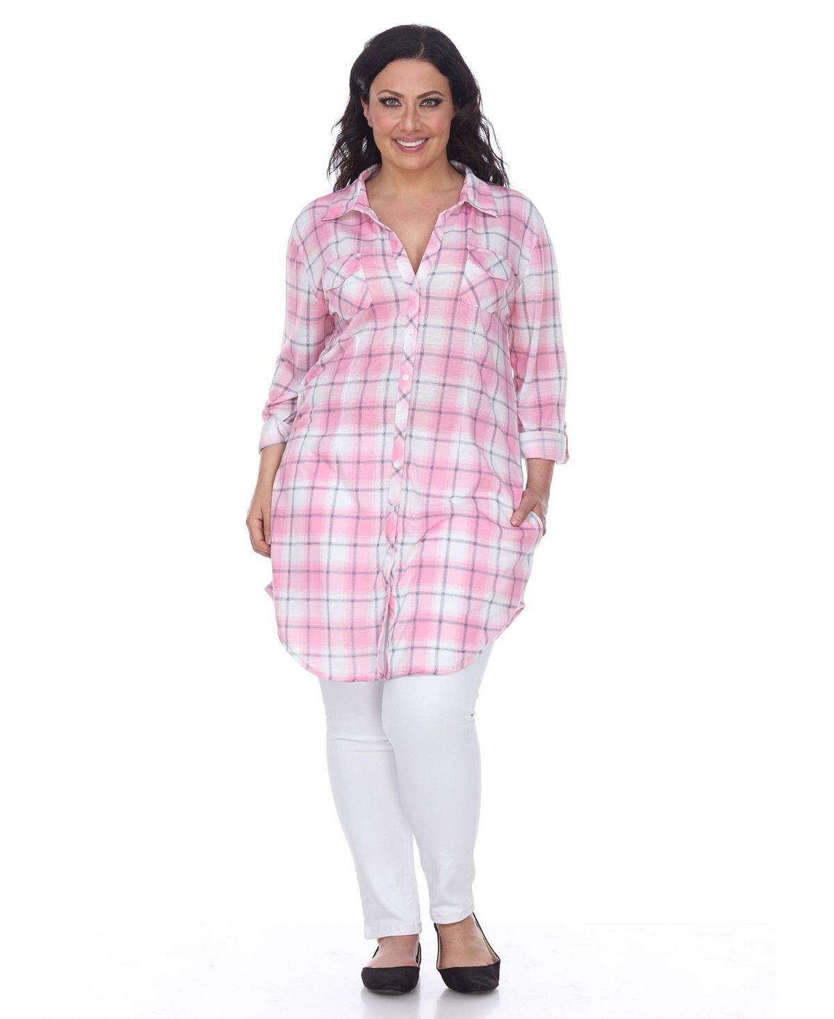 Эластичная клетчатая туника plus piper White Mark, мульти
Эластичная клетчатая туника plus piper White Mark, мульти