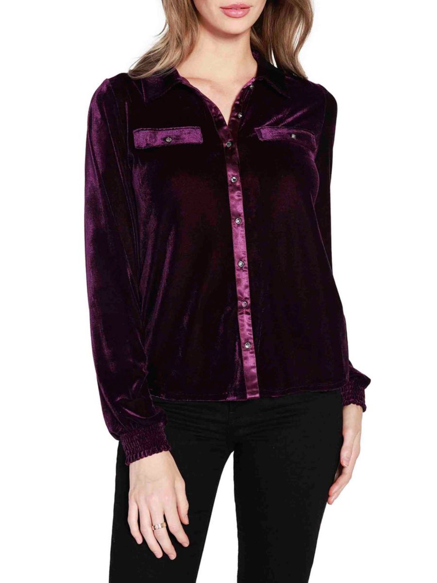 Бархатная рубашка belldini, цвет Aubergine
Бархатная рубашка belldini, цвет Aubergine