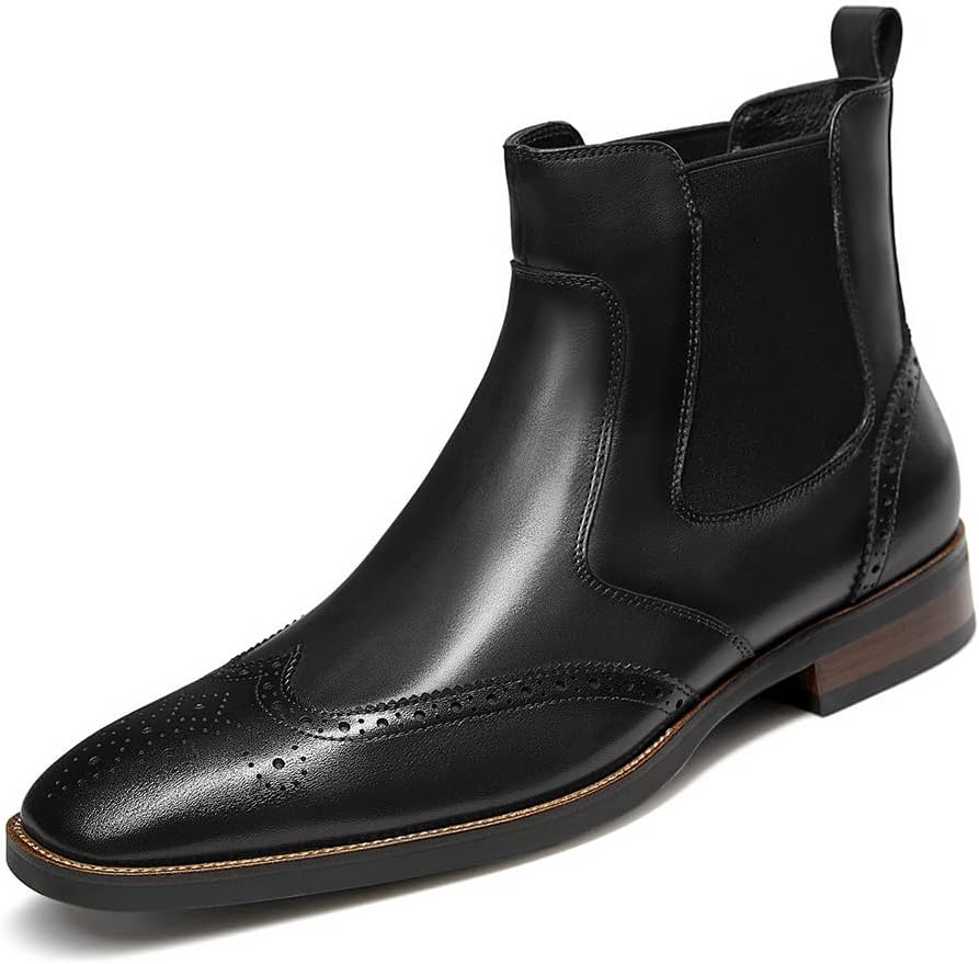 Мужские ботинки челси из кожи, формальные ботинки Dockorio, черный
Мужские ботинки челси из кожи, формальные ботинки Dockorio, черный