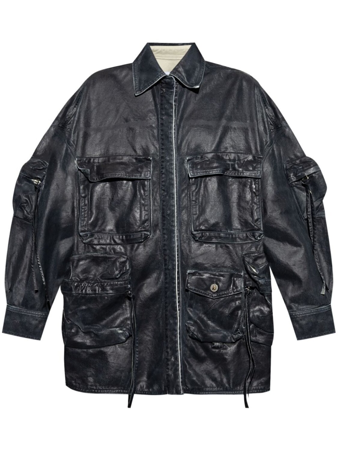 Джинсовая куртка с множеством карманов The Attico, синий
Джинсовая куртка с множеством карманов The Attico, синий