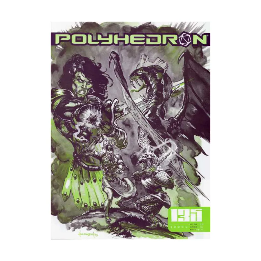 Журнал #135 "Religion in RPGs, Shadowrun - Shamanic Weaknesses, Wolflords of Malar", Polyhedron Magazine #101 - #148
Журнал #135 "Religion in RPGs, Shadowrun - Shamanic Weaknesses, Wolflords of Malar", Polyhedron Magazine #101 - #148