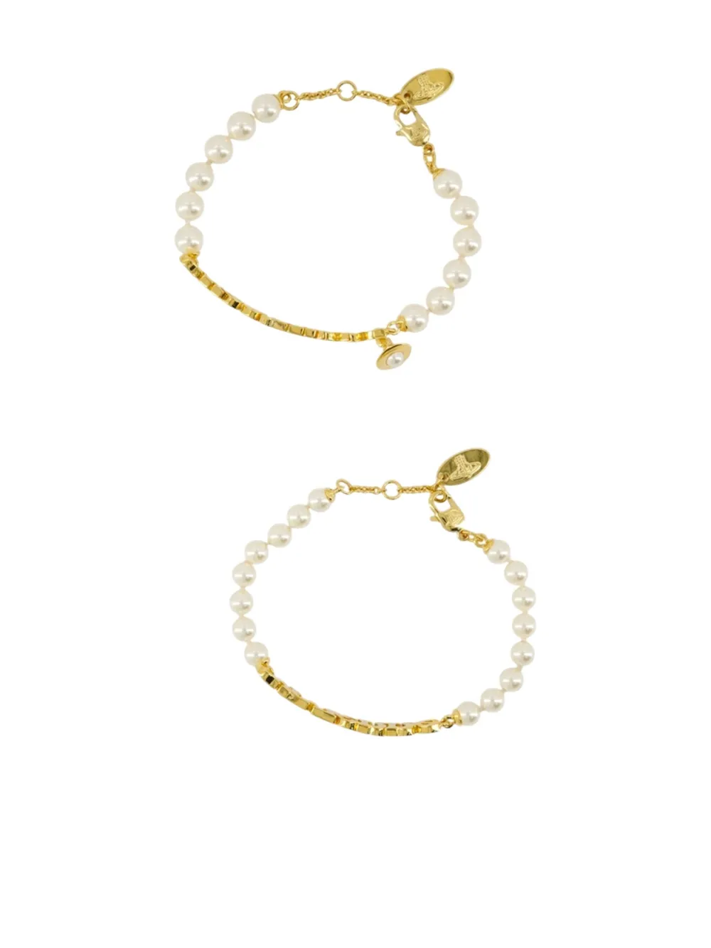 Комплект Amelia из двух браслетов с жемчугом Vivienne Westwood, золотой
Комплект Amelia из двух браслетов с жемчугом Vivienne Westwood, золотой