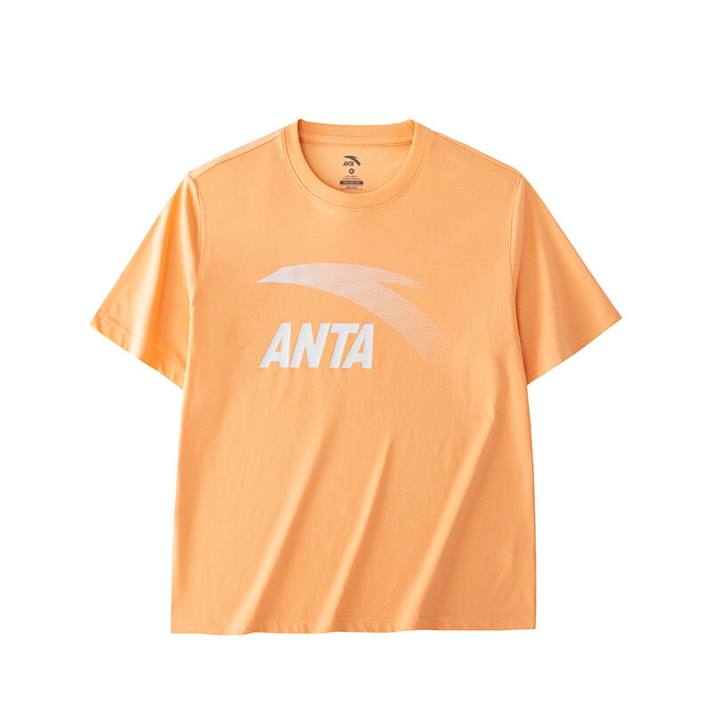 Футболка мужская персиково-оранжевая Anta, оранжевый 
Футболка мужская персиково-оранжевая Anta, оранжевый