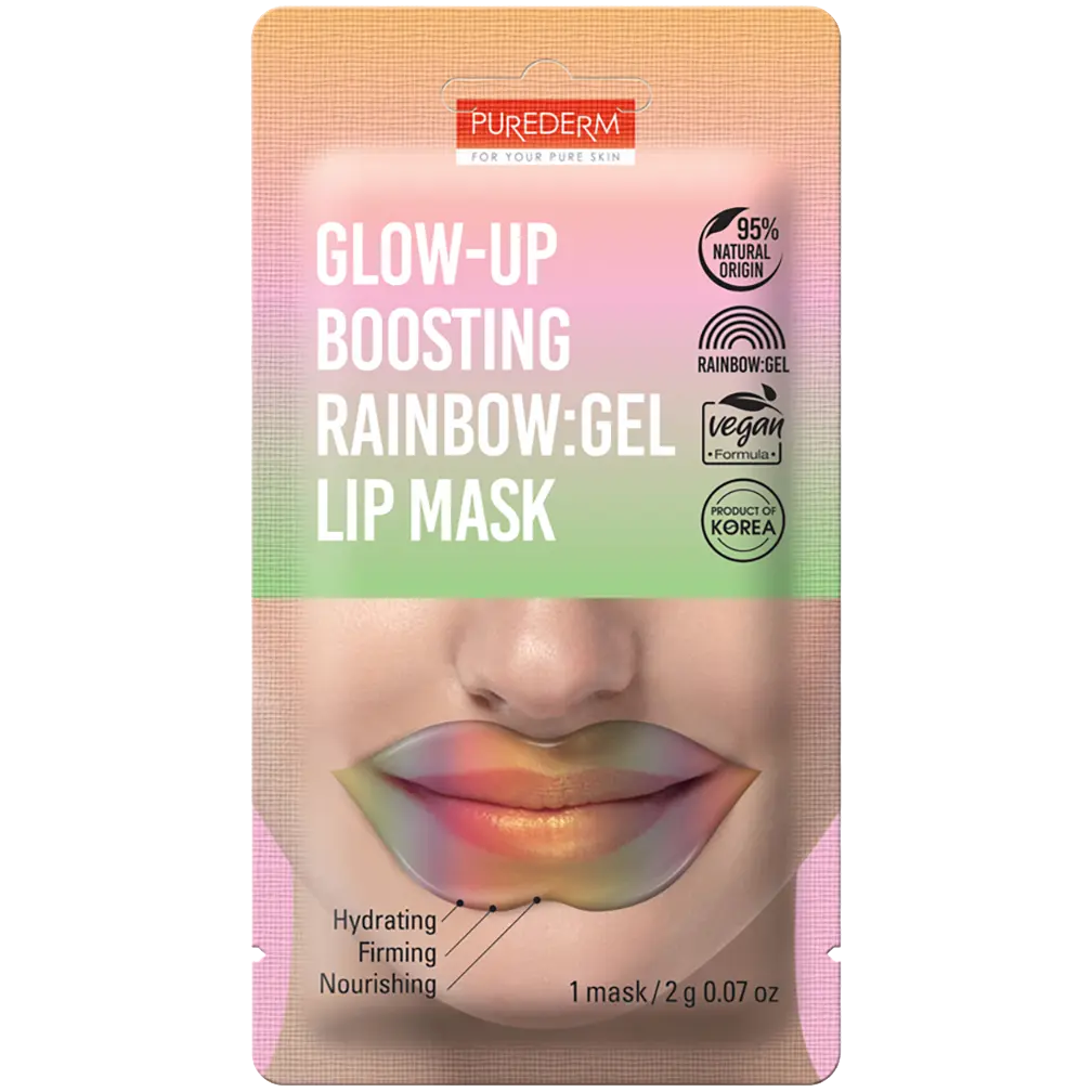 Purederm Rainbow веганская маска для губ, 1 шт.
Purederm Rainbow веганская маска для губ, 1 шт.